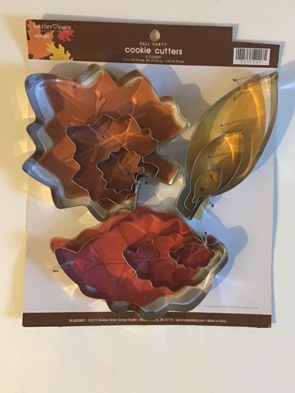 Autumn Leaf Cookie Cutters